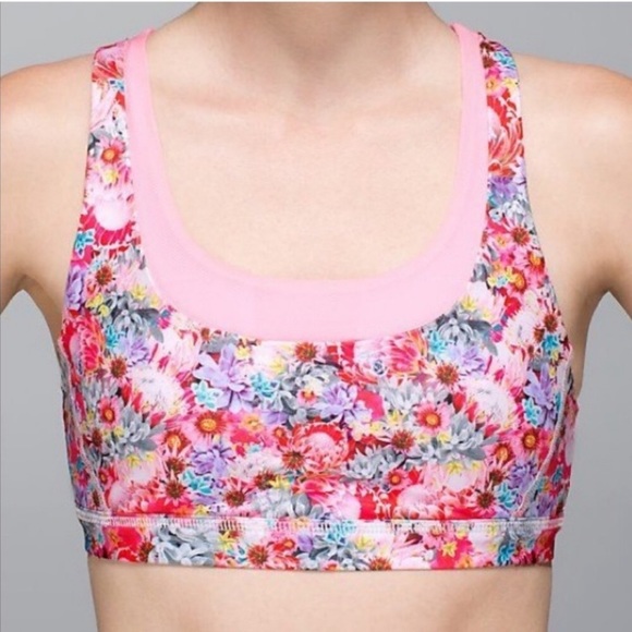 Lululemon floral sports bra Clearance
